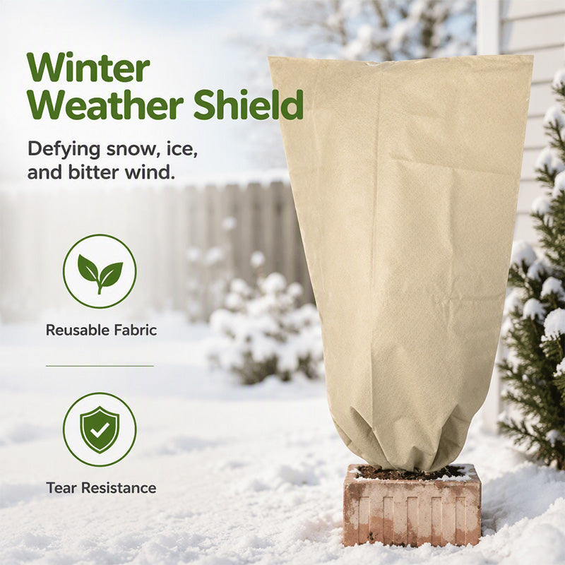 ❄️🌿 Professioneller Frostschutz für Pflanzen – 50% RABATT! 80g Vlies, atmungsaktiv, wärmende Barriere – schützt Garten & Topfpflanzen im Winter. 🛡️