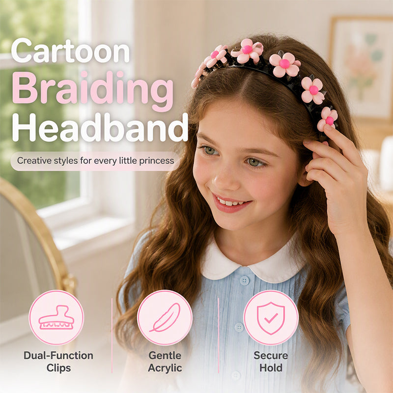 💥🎉1 Kaufen, 2 Gratis erhalten! 🥳💞 Über 68.000 Stück verkauft!🎀Niedliche geflochtene Haarspange für Kinder🎁