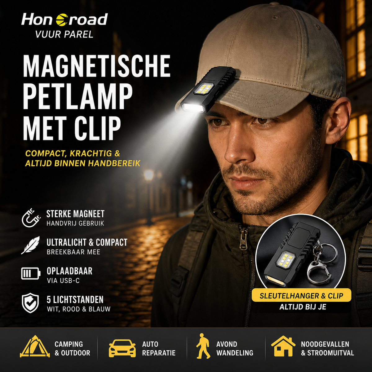 🔦 Mini-LED-Schlüsselanhänger-Taschenlampe ✨ USB-aufladbare, leistungsstarke Taschenlampe | 🧲 Magnetische Arbeitsleuchte | 🧢 Kappenlampe | 🚶 Nacht-Sicherheitsleuchte | ⚡ Multifunktionales Notfall-Beleuchtungsgerät für den Außenbereich