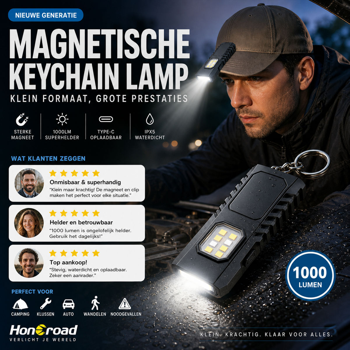 🔦 Mini-LED-Schlüsselanhänger-Taschenlampe ✨ USB-aufladbare, leistungsstarke Taschenlampe | 🧲 Magnetische Arbeitsleuchte | 🧢 Kappenlampe | 🚶 Nacht-Sicherheitsleuchte | ⚡ Multifunktionales Notfall-Beleuchtungsgerät für den Außenbereich