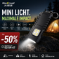 🔦 Mini-LED-Schlüsselanhänger-Taschenlampe ✨ USB-aufladbare, leistungsstarke Taschenlampe | 🧲 Magnetische Arbeitsleuchte | 🧢 Kappenlampe | 🚶 Nacht-Sicherheitsleuchte | ⚡ Multifunktionales Notfall-Beleuchtungsgerät für den Außenbereich