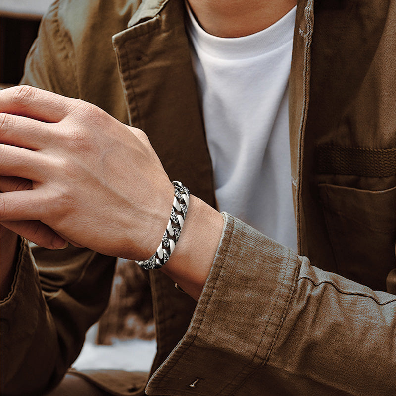 Punk Style Men's Bracelet with Lucky Totem