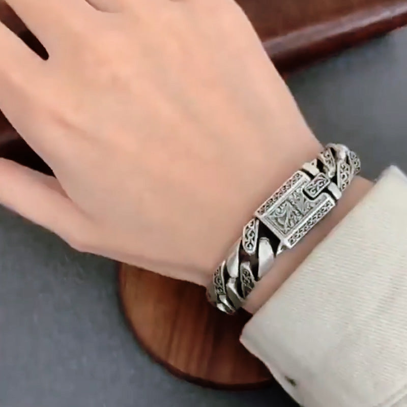 Punk Style Men's Bracelet with Lucky Totem