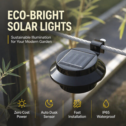 ✨Wasserdichte Solar-LED-Rinnenleuchten für den Außenbereich