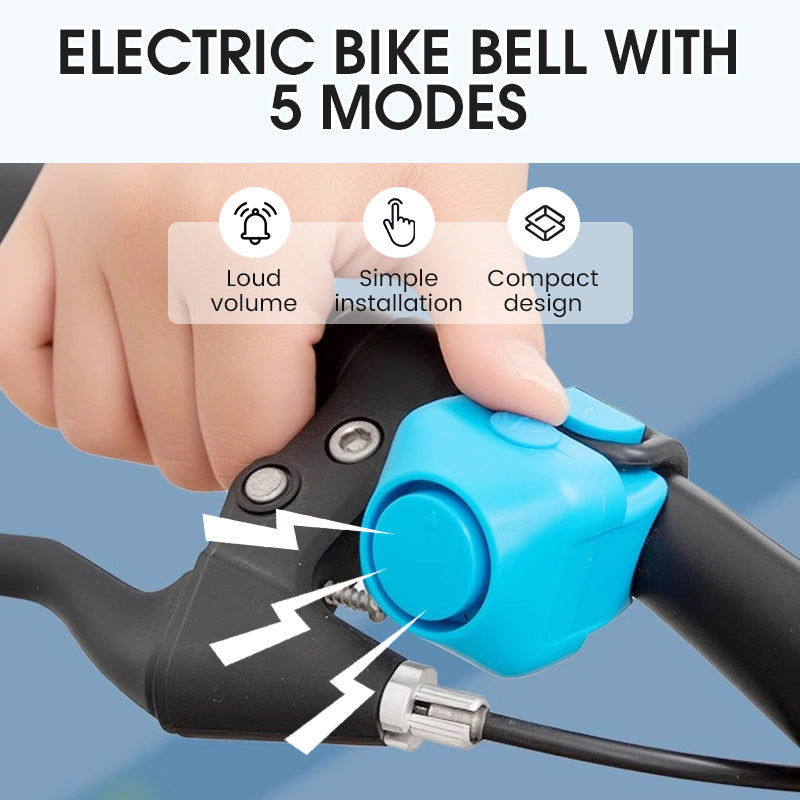 Elektrische Fahrradklingel mit 5 Modi