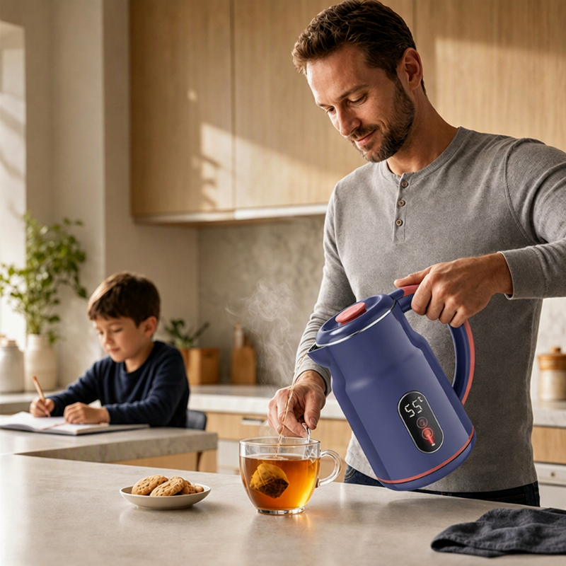 🌡️ 50% RABATT ✨ Wasserkocher mit intelligenter Temperaturregelung – präzise Temperatureinstellung für Ihren Kaffee und Tee☕