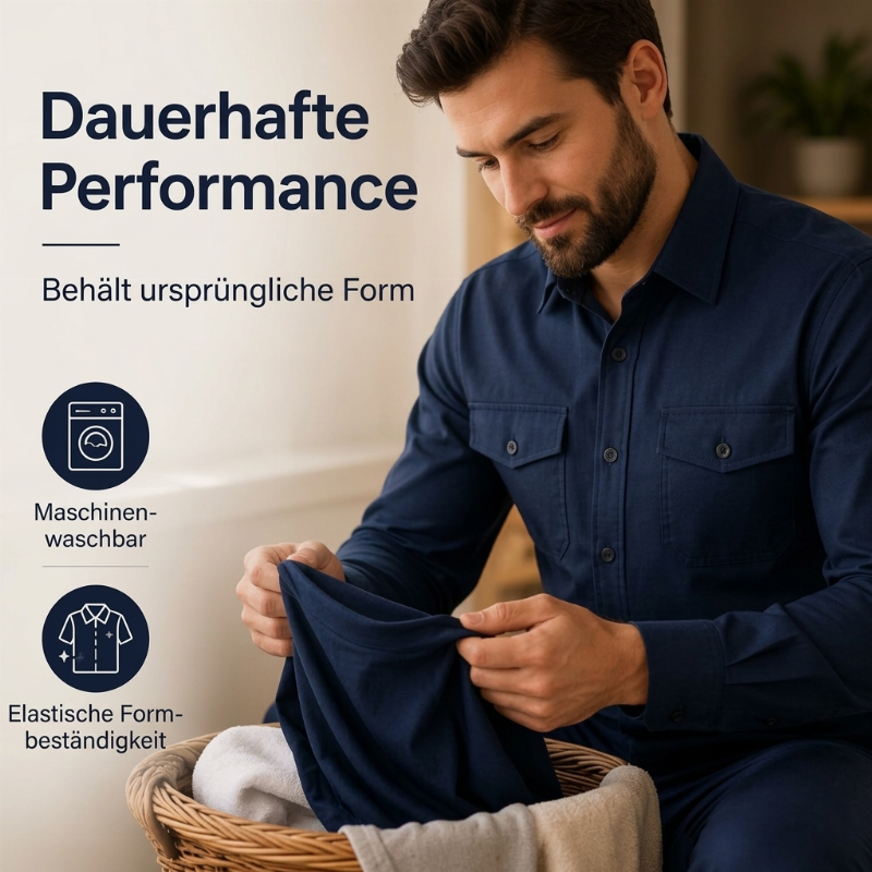 💎👖 Bestseller – Herren Zweiteiler-Set aus Polyester, bestehend aus Hemd und Hose