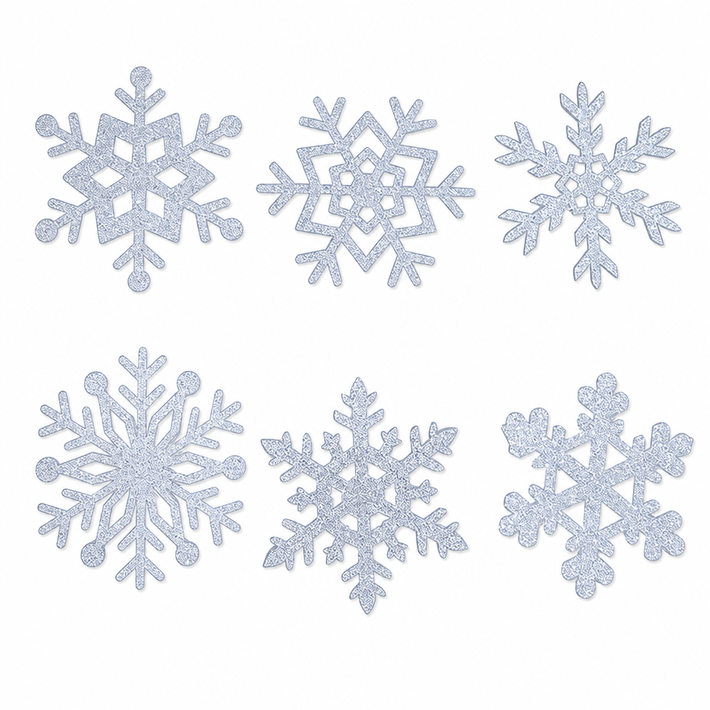 🎄 Leuchtende Schneeflocken-Wandaufkleber – Nachtlicht-Funktion, selbstklebend & ohne Bohren ❄️
