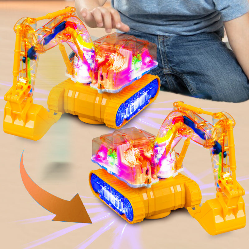 Elektrischer Spielzeugbagger für Kinder mit Licht und Musik
