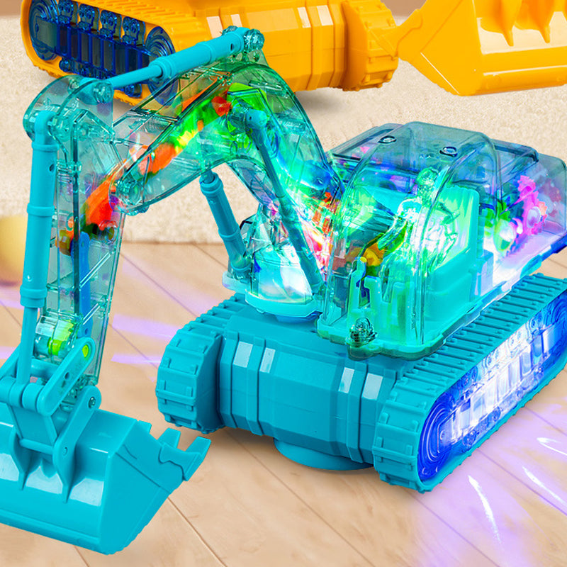 Elektrischer Spielzeugbagger für Kinder mit Licht und Musik
