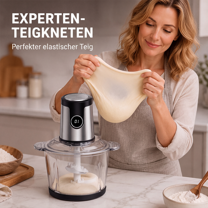 📢📢40% RABATT !!⏰Multifunktionaler elektrischer Fleischwolf und Küchenmaschine