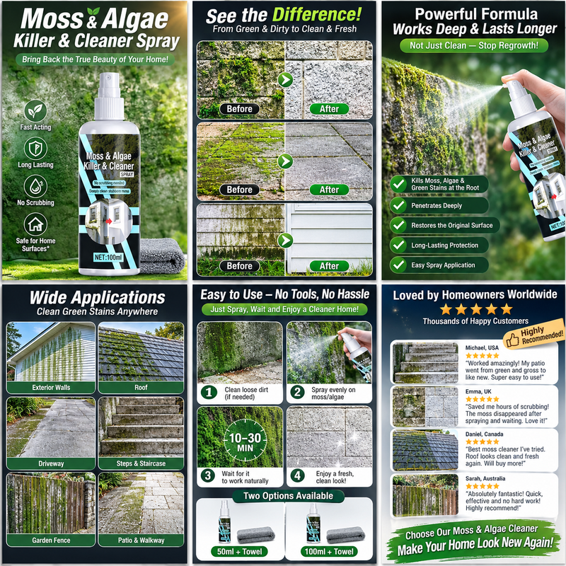 Schnell wirkendes Moosentferner-Spray