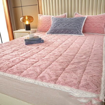 Jacquard Comfort Warm Matratze & Kissenbezüge