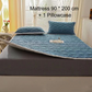 Jacquard Comfort Warm Matratze & Kissenbezüge