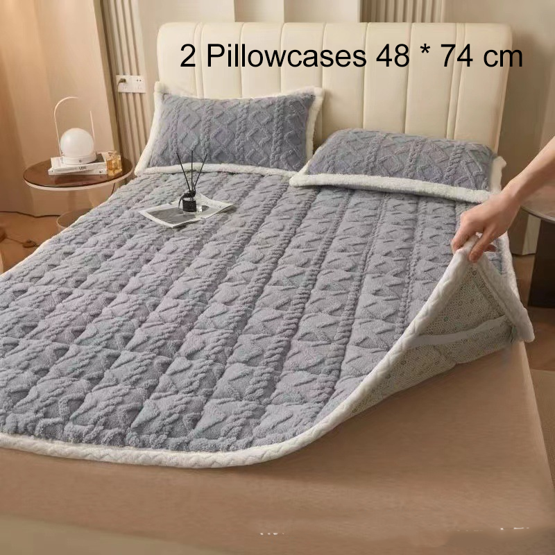 Jacquard Comfort Warm Matratze & Kissenbezüge