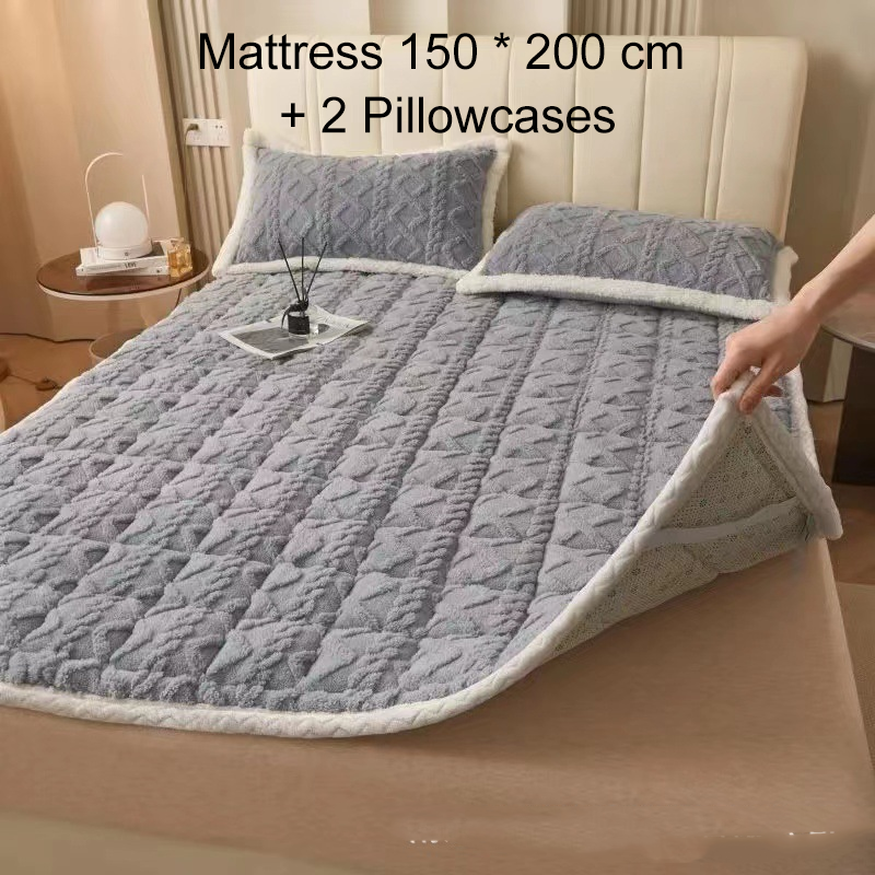 Jacquard Comfort Warm Matratze & Kissenbezüge