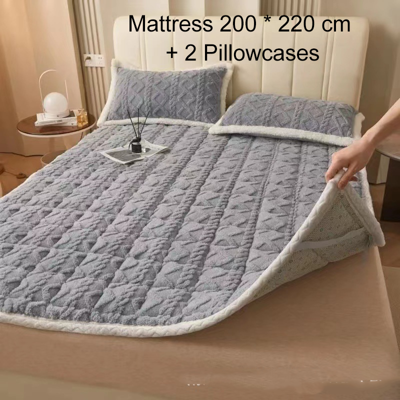 Jacquard Comfort Warm Matratze & Kissenbezüge