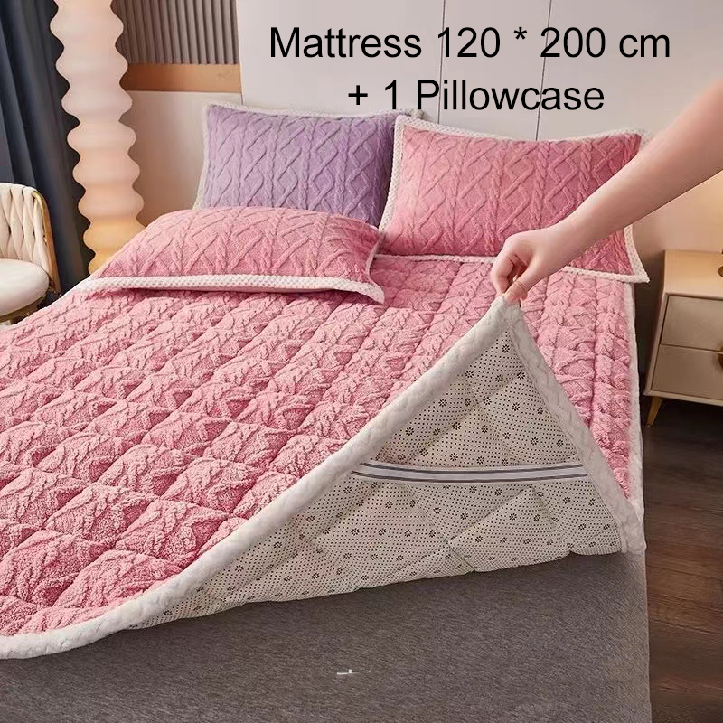 Jacquard Comfort Warm Matratze & Kissenbezüge