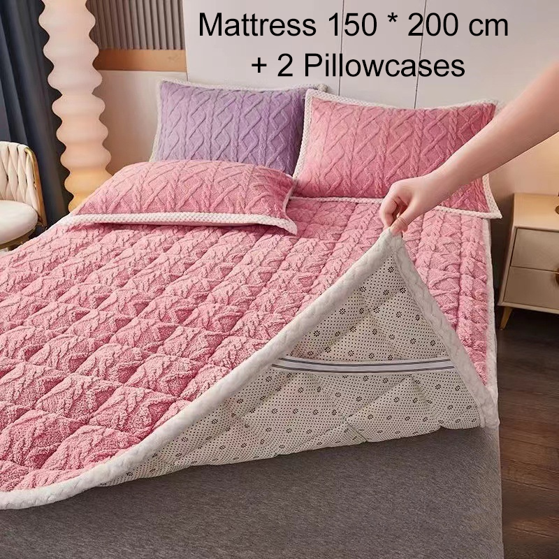 Jacquard Comfort Warm Matratze & Kissenbezüge