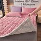 Jacquard Comfort Warm Matratze & Kissenbezüge