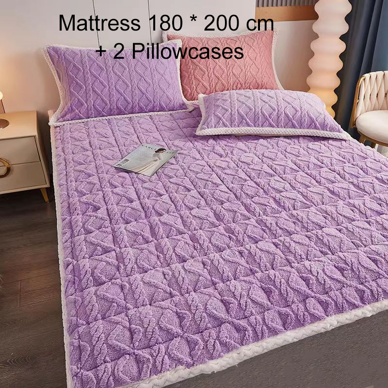 Jacquard Comfort Warm Matratze & Kissenbezüge