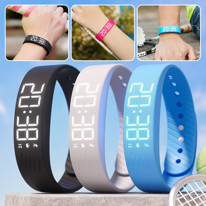 Vibrationsalarm-Uhr mit leisem Wecker – USB-aufladbares Erinnerungsarmband für Schlaf, Arbeit und Spor