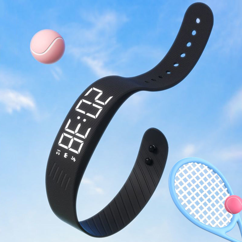 Vibrationsalarm-Uhr mit leisem Wecker – USB-aufladbares Erinnerungsarmband für Schlaf, Arbeit und Spor