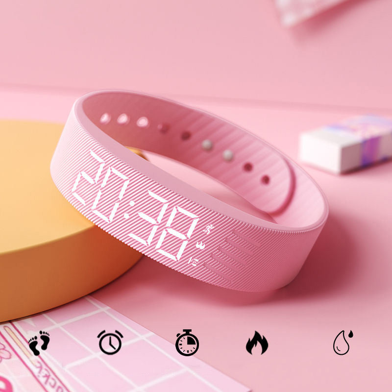 Vibrationsalarm-Uhr mit leisem Wecker – USB-aufladbares Erinnerungsarmband für Schlaf, Arbeit und Spor