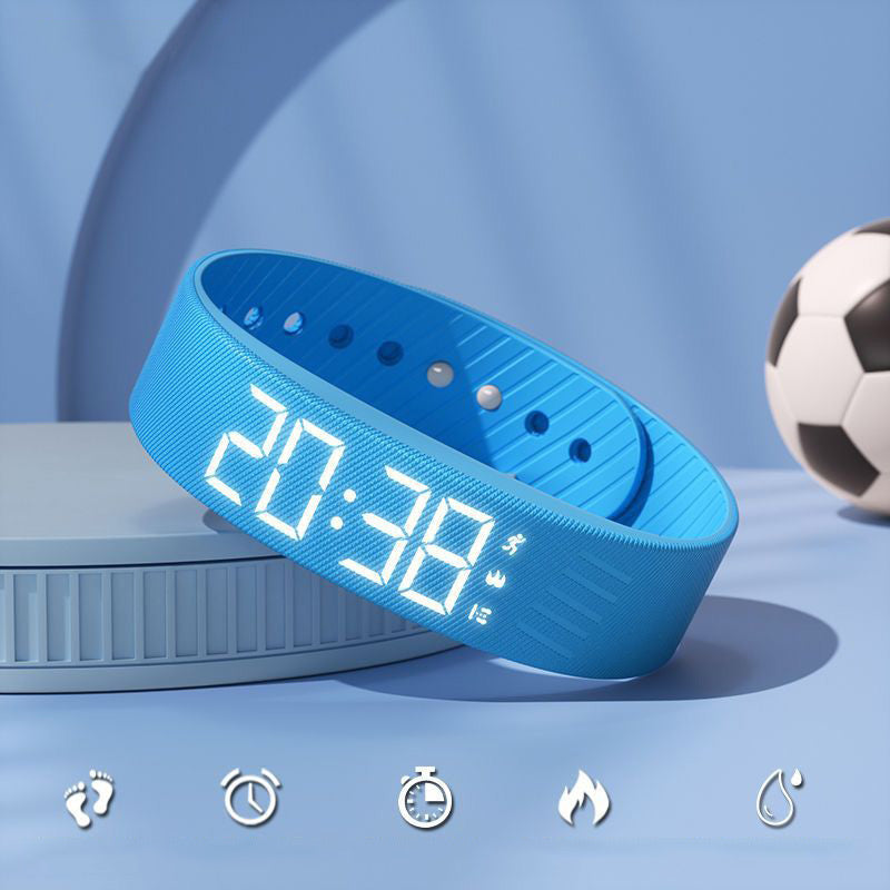 Vibrationsalarm-Uhr mit leisem Wecker – USB-aufladbares Erinnerungsarmband für Schlaf, Arbeit und Spor
