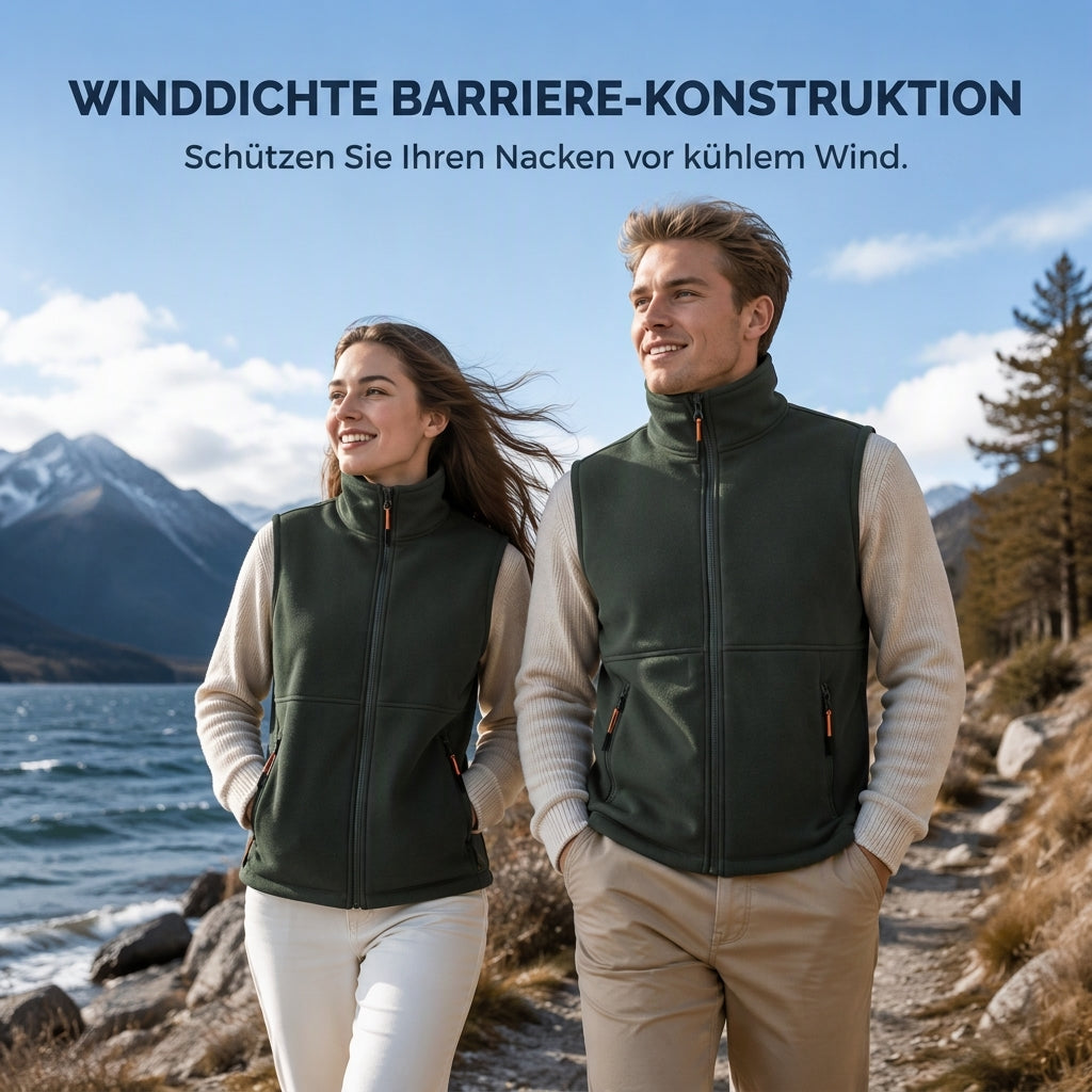 🔥 50% Rabatt – nur heute! 🎉 Unisex Winter Weste mit Plüschfutter für Wärme