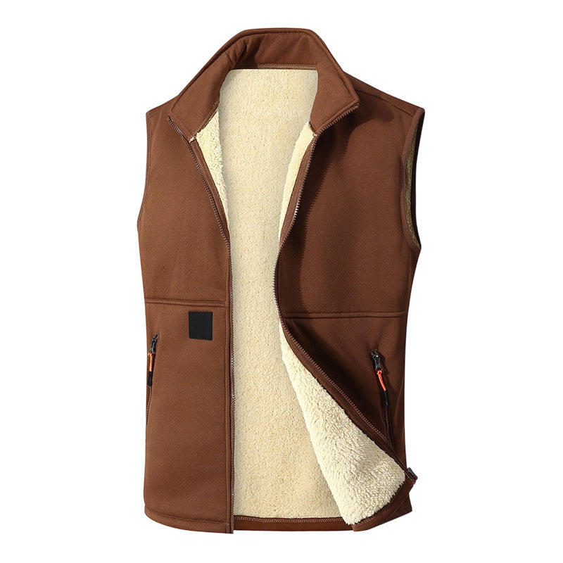 🔥 50% Rabatt – nur heute! 🎉 Unisex Winter Weste mit Plüschfutter für Wärme