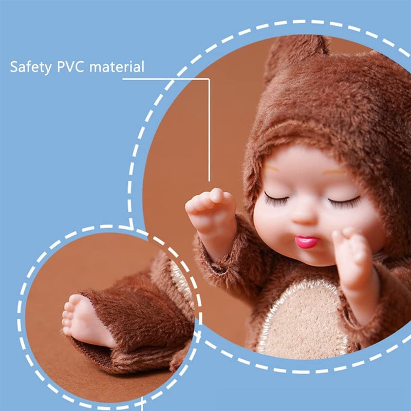 Mini Reborn Babypuppen Lebensechte realistische Babypuppen
