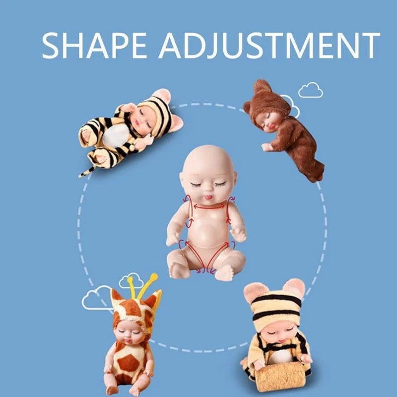 Mini Reborn Babypuppen Lebensechte realistische Babypuppen