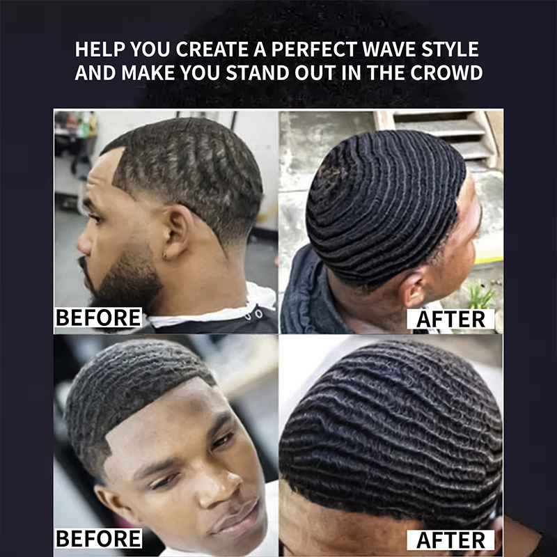 Wave Pomade, Haarwachs mit mittlerem Halt, wasserbasiert, hochglänzend