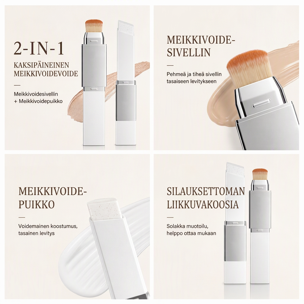 💄 Keine Lust auf Schichten? – 2-in-1 Foundation-Stick mit hoher Deckkraft – Make-up & Concealer in einem Schritt – natürlich, langanhaltend & ideal für unterwegs ✨