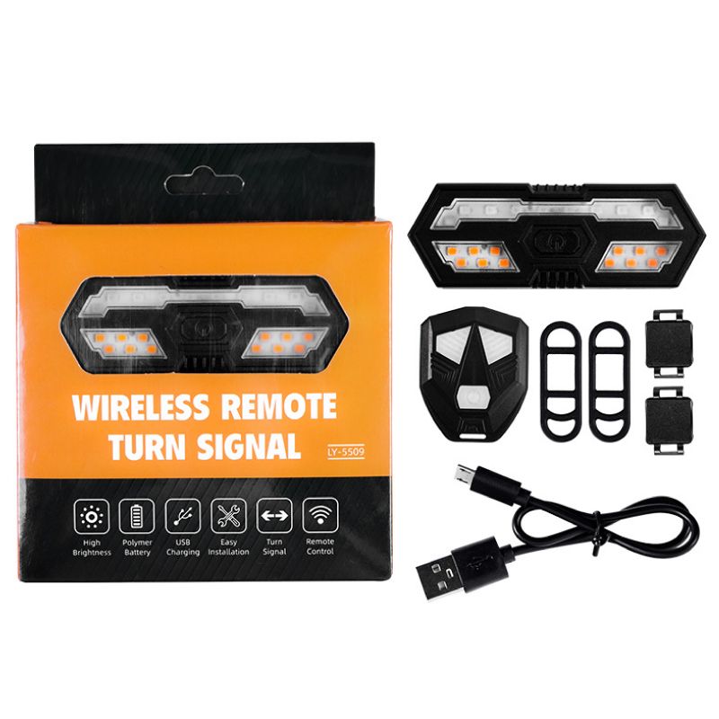 Fahrrad-Warn-Brems-Rücklicht-Set