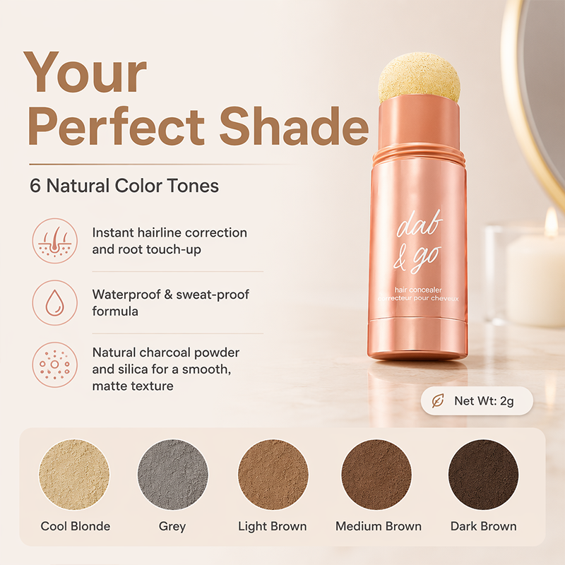 Instant Hair Shadow Powder Stick mit Schwammapplikator