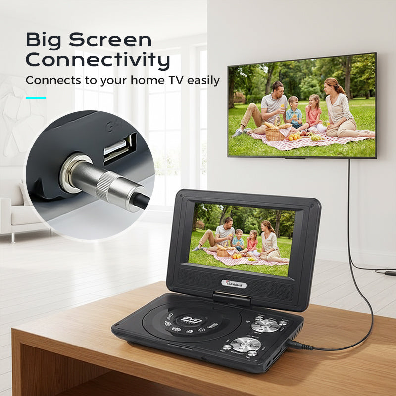 7.8-Zoll-tragbarer DVD-/EVD-Player mit Spielefunktion