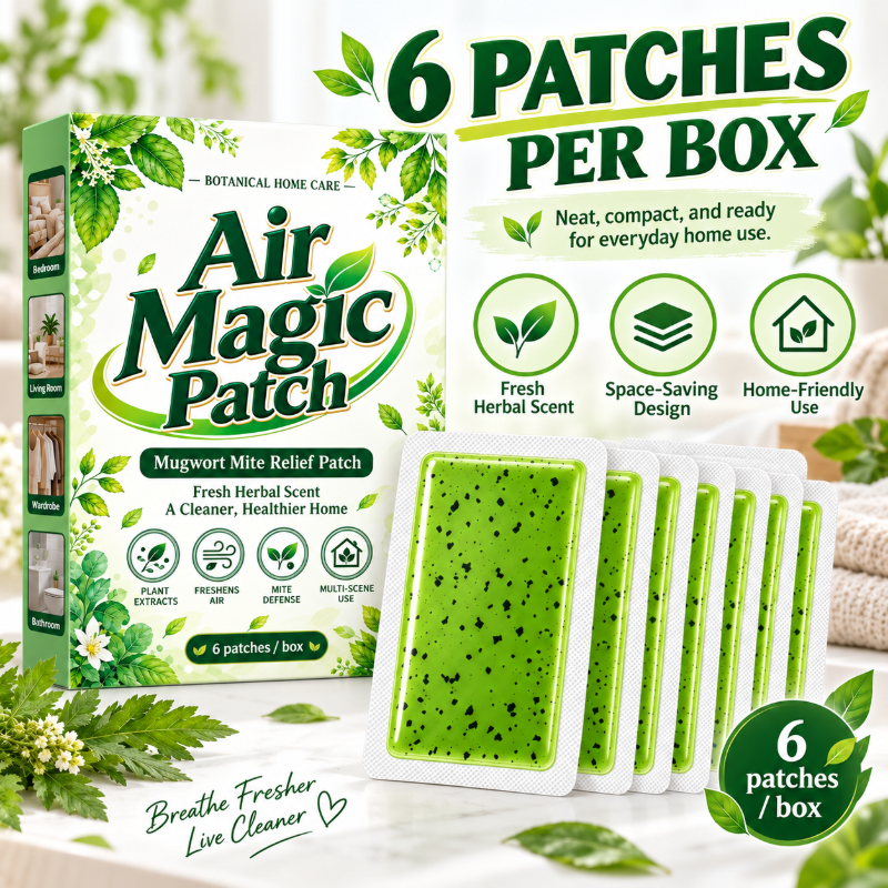 Langwirksames Pflaster gegen Befall durch Beifußmilben – 1 Packung (6 Pflaster)