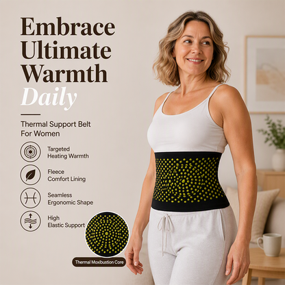 🔥 Hoch elastischer Winter-Taillenschutz für Damen | Flexible Wärme und Unterstützung für den Rumpf – trägt unter der Kleidung kaum auf ✨