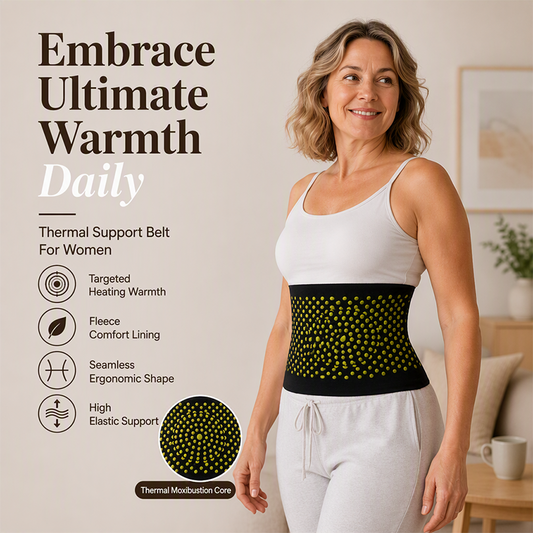 🔥 Hoch elastischer Winter-Taillenschutz für Damen | Flexible Wärme und Unterstützung für den Rumpf – trägt unter der Kleidung kaum auf ✨