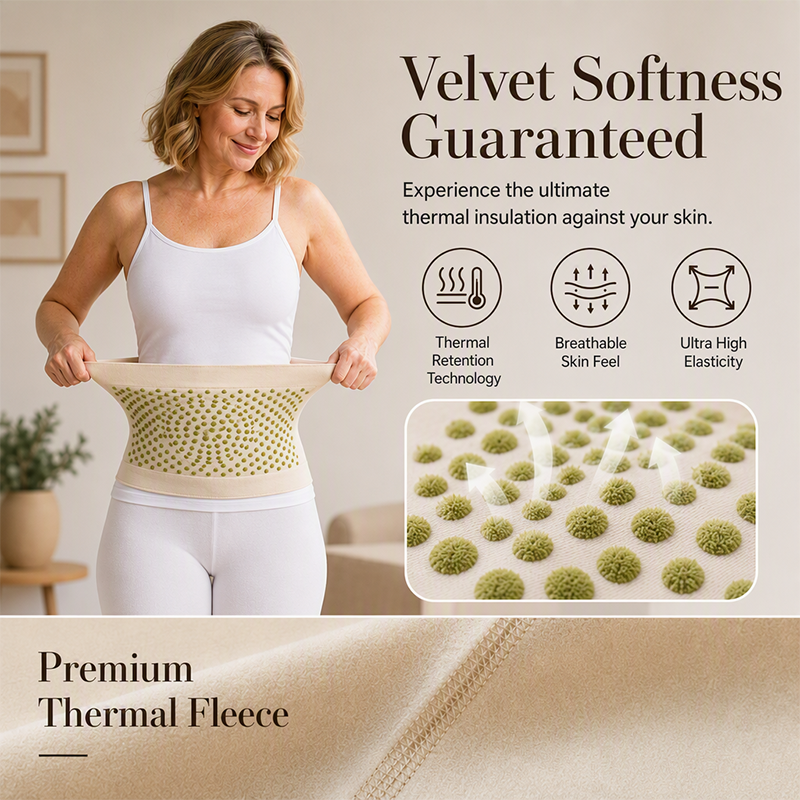 🔥 Hoch elastischer Winter-Taillenschutz für Damen | Flexible Wärme und Unterstützung für den Rumpf – trägt unter der Kleidung kaum auf ✨