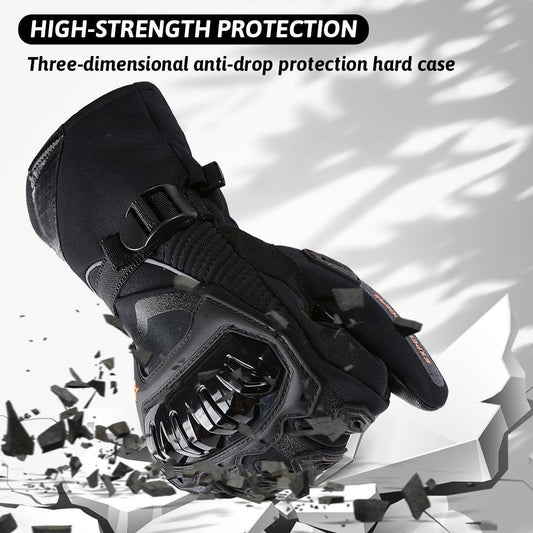 🏍️ 50 % RABATT! 🧤 Wärmende Motorrad-Handschuhe mit Touchscreen, lange Stulpen, verstellbarer Verschluss, M–XXL ✨