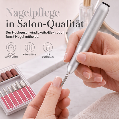Tragbarer elektrischer USB-Nagelfräser-Stift für Maniküre