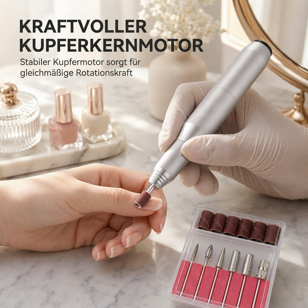 Tragbarer elektrischer USB-Nagelfräser-Stift für Maniküre