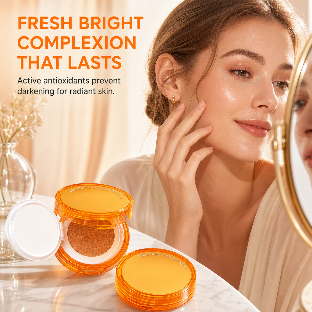 Leichte Air-Cushion-Foundation mit Vitamin C