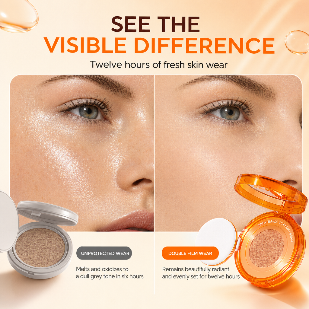 Leichte Air-Cushion-Foundation mit Vitamin C