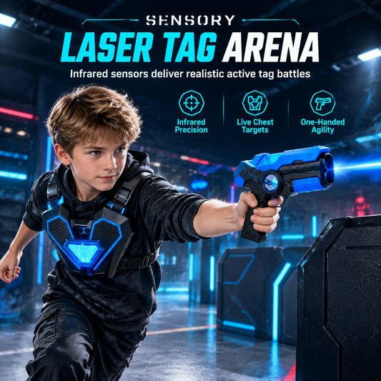 Laser-Tag-Spielzeugpistole für Kinder mit Sound- und Lichteffekten