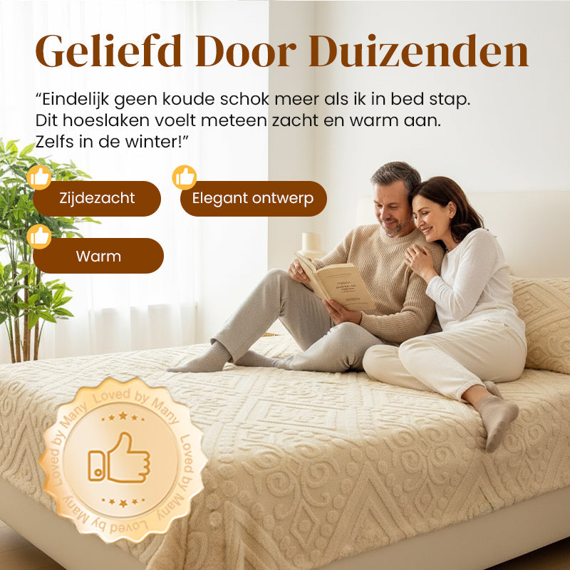 360° Rundum-Stretch-Spannbettlaken aus weichem Strick