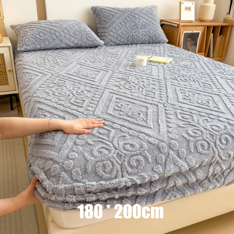 360° Rundum-Stretch-Spannbettlaken aus weichem Strick